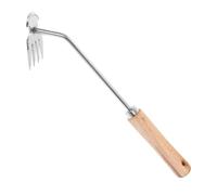 Mikikit Outil Désherbeur Manuel Acier Inoxydable Griffes Ergonomique pour Jardinage Extraction Facile des Plantes Indésirables Entre Pavés et Confortable pour Usage Professionnel