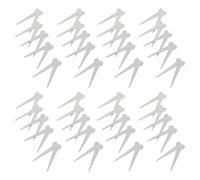 Mikikit Outil Magnétique pour Nail Art French Manucure 50 Pcs Forme Ciseaux Plaque de Fer Aimantée, Kit Onglerie pour Salon et Usage Maison, Création Œil de Chat Facile et