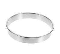 Mikikit Outils à Pizza Pâte à Muffins Outil De Cuisine Bague De Service De Pizza Accessoires pour Pizzas Trousse à Pizzas Gardien De Pizza Silver Acier Inoxydable