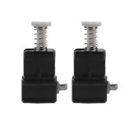Mikikit Outils de Réparation de Valises, Lot de 2 Clips de Verrouillage Métalliques pour Poignées Télescopiques, Boucles Robustes en Acier pour Bagages Moyens, Accessoires de Remplacement