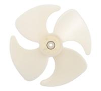 Mikikit Pale de Ventilateur de Refroidissement Beige pour Réfrigérateur et Congélateur, Plastique Solide à 4 Pales, Pièce de Rechange pour Fonctionnement Efficace en Milieu Commercial