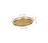 Mikikit Panier Égouttoir Acier Inoxydable avec Tamis Fin Set Passoire et Plateau pour Friture Filtration de Lhuile pour Légumes et Desserts Outil Multifonction Cuisine