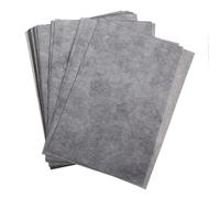 Mikikit Papier de Copie Carbone A4 Noir pour Transfert Graphite, Simple Face, pour Dessin et Traçage Précis en Bureau ou École