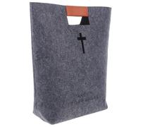 Mikikit Paquet à Main en Feutre pour Bible 35x24x9 Cm Paquet Fourre-tout Chrétien Multifonction Léger pour Femmes Pratique et Portable