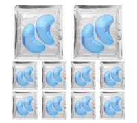 Mikikit Patchs Collagène Anti-Rides et Hydratants Contour des Yeux 10 Paires Masques Apaisants pour Peau Sensible et Usage Quotidien