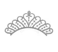 Mikikit Peigne à Cheveux Mariée Couronne Strass Alliage Élégant Pour Femme Cérémonie Anniversaire Fête