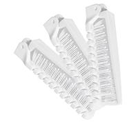 Mikikit Peigne Antistatique Pliable Pour Cheveux, Lot De 3 Mini Brosses à Cheveux De Voyage, Compact, Blanc, Portable, Pour Femmes Et Garçon Et Filles, Usage Quotidien, Pochette De Rangement