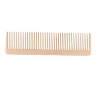 Mikikit Peigne Coiffure Métal Doré Résistant Antistatique pour Barbe et Cheveux Peigne Coupe Professionnel Dents Larges Coiffage Homme Portable Salon