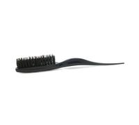 Mikikit Peigne Coiffure Professionnel à Trois Rangées Poils Sanglier Naturel Ergonomique pour Salon et Usage Domestique Démêlage Doux et Effet Volumisant