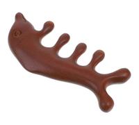 Mikikit Peigne de Massage pour Cheveux de Dauphin, en Bois de Santal, Outil Multifonction pour Massage Tête Cou, pour Usage Quotidien et Déplacements