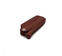 Mikikit Peigne Pliable en Bois Naturel Anti-statique Outil de Coiffure Compact pour Hommes pour Voyage Soin la Barbe