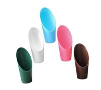 Mikikit Pelles à Terre en Plastique 5 Pcs pour Jardinage Petits Plants Couleur Variée Outils à Main Légers et Résistants pour Rempotage et Plantation en Intérieur et Extérieur