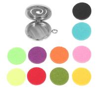 Mikikit Pendentif Diffuseur D’Arômes Creux en Acier Inoxydable Charme Pendentif Breloque pour Collier Diffuseur de Parfum Métal Bijou DIY pour Aromathérapie et Bien-Être Présent