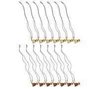 Mikikit Pendentifs de Colliers en Bois Naturel Tambour Africain 14 Pcs, Mini Colliers Pendentifs Trois Couleurs, Bijoux Décoratifs pour Femmes, Souvenirs et Présents Ethniques,