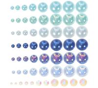 Mikikit Perles Demi Ronde Résine Imitation Plat pour Nail Art Autocollant Accessoires Ongles DIY Décoration Téléphone et Visage
