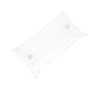Mikikit Petit Sac Transparent Multifonction PVC Rangement Pratique pour Clés Écouteurs et Petits Objets Pochette Transparente Réutilisable Unisexe