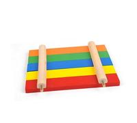 Mikikit Petite Plateforme Bois Colorée pour Hamsters Et Rongeurs Accessoire De Grimpe Naturel pour Cage pour Exercices Et Décoration De