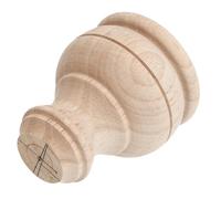 Mikikit Pieds de Canapé Couleur Kaki Style Français Raffiné en Bois Massif Pieds de Table D'appoint Ronds pour Projets D'amélioration Maison