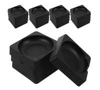 Mikikit Pierre à Encre Portable 20 Pièces 7,5 Cm Plateau Traditionnel Chinois Encre pour Calligraphie Repose-pinceau Antidérapant, Outil de Broyage D'encre pour Dessin et