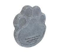 Mikikit Pierre Tombale Commémorative pour Animaux Tombeau Résine pour Jardin Étanche et Durable Décoration Extérieure pour Animaux de Compagnie pour Parc et Cour Arrière