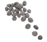 Mikikit Pierres de Sauna Naturelles Résistantes aux Fissures 2-3 CM 19 Kg pour Poêle à Pierre Portable et Sauna Traditionnel en Vapeur pour Chauffage Rapide