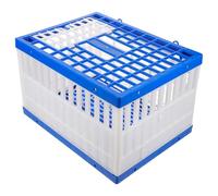 Mikikit Pigeonnier Pliable en Plastique pour Transport et entraînement, Ventilation optimale, capacité 4-6 Oiseaux, Usage recommandé pour expositions et visites vétérinaires