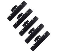 Mikikit Pince à Mémo Pratique pour Partition Musicale en Abs et Métal, Lot de 5 Clips Multifonctions pour Papier et Musique, Pratique à Domicile