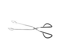 Mikikit Pince Bbq Acier Inoxydable Multifonction Clip Cuisine pour Barbecue Viande Pizza et Ustensile de Cuisine avec Pointe Ronde et Design Creux pour Égouttage