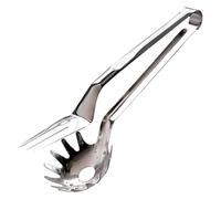 Mikikit Pince Cuisine Acier Inoxydable Multifonction pour Barbecue et Viande Compacte et Pratique pour Buffet et Activités Extérieures