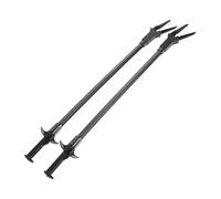 Mikikit Pince De Nettoyage Aquarium Noire en Plastique Robuste 50 Cm Lot De 2 Outils pour Aquascaping Plantes Aquatiques Entretien Aquarium Poissons