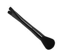 Mikikit Pinceau Contour Nez Forme u Double Embout Pour Ombre Fond Teint Liquide Et Poudre Sculptant Pont Nez Haut Brosse Multiusage Professionnelle Noir