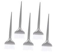 Mikikit Pinceaux Applicateurs Capillaire 5Pcs en Poils Doux Brosse de Salon pour Coloration et Soin à L'Huile Accessoires pour Cheveux