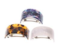 Mikikit Pinces à Cheveux Clips En Demi-cercle 3pcs Clips Élégants Accessoires Cheveux Femme Pour Mariée Ou Fêtes