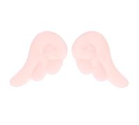 Mikikit Pinces à Cheveux Décoration Pratique et Délicate en Tissu Rose Ailes D'ange 1 Paire pour Cheveux pour Fêtes et Coiffures Élégantes