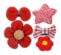 Mikikit Pinces à Cheveux Pour Filles Bébé Petite Fille, Ornement Cheveux, Clips Doux Anti-casse, Décoration Mignonne Pour Fêtes Et Usage Quotidien