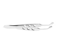 Mikikit Pinces/forceps Expressor pour massage des glandes de Meibomius, pince à épiler pour glandes de Meibomius en acier inoxydable, pour blocage des paupières et yeux secs