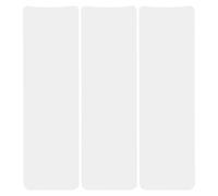 Mikikit Planche à Mèches Transparente 3 Pièces Palette de Coloration Cheveux en Plastique Solide Accessoire Professionnel pour Balayage et Teinture Salons et Coiffure à Domicile