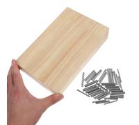 Mikikit Planche Bois pour Rééducation des Doigts Planche Entraînement Dextérité Main Renforce Motricité Fine et Coordination Œil-main pour Patients et Rééducation à Domicile