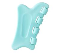 Mikikit Plaque de Massage Multifonction en Résine pour Visage et Corps, Outil de Massage Manuel Gua Sha, pour Soins Peau et Détente