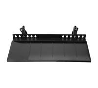 Mikikit Plateau Chevalet Pratique en Plastique Noir Résistant à L'usure Étagère Légère pour Pinceaux, pour Fournitures et Outils de Peinture en Atelier