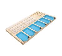 Mikikit Plateau de Rangement Massif pour Accessoires de Peinture Diamant Organiseur Multifonction DIY pour Outils de Broderie et Accessoires Plateau de Pratique pour Activités Manuelles