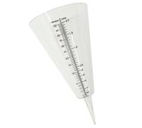 Mikikit Pluviomètre Conique en Plastique avec Piquet pour Mesure Précise des Précipitations, pour Statistiques Météorologiques et Irrigation Contrôlée en Extérieur