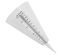 Mikikit Pluviomètre Conique en Plastique Transparent Tasse à Mesurer Les Précipitations Graduée Jusqu’À 35 CM Piquet D’Insertion pour Jardin Pelouse et Agriculture Gobelet Doseur