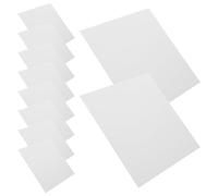 Mikikit Pochettes de Disques Vinyles 7 Pouces Lot de 10 en Carton Blanc sans Trous pour Archivage et Exposition des Vinyles Collectionneur