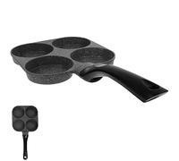 Mikikit Poêle à Œufs Antiadhésive pour Cuisson Facile Maison pour Préparer des Œufs et Hamburgers un Passage