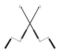 Mikikit Poignée de Rechange pour Auvent 2pcs, Outil pour Manivelle de Store en Plastique et Métal, Résistante et Pliable, Adaptée pour Stores Roulants et Rideaux la Maison Bureau
