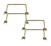 Mikikit Poignées Métalliques pour Boîtes à Bijoux 4 Pcs Accessoires de Quincaillerie pour Coffrets Poignées Robustes en Métal Solide Adaptées pour Boîtes Présents et Coffrets de