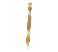 Mikikit Portable Chinese Acupuncture Pen In Ox Horn For Neck And Ear Massage Dual Headed Release Tool For Trigger Point Therapy And Meridian Stimulation
