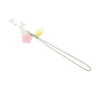 Mikikit Porte-clés Fleur Pour Téléphone Cordon Pendentif Décoration Breloque Chaîne Téléphone