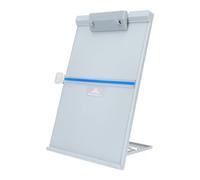 Mikikit Porte-Documents Plastique Ajustable pour Bureau Support de Lecture Léger et Portable Organiseur de Documents pour Éviter la Fatigue Cervicale pour Hommes et Usage Professionnel